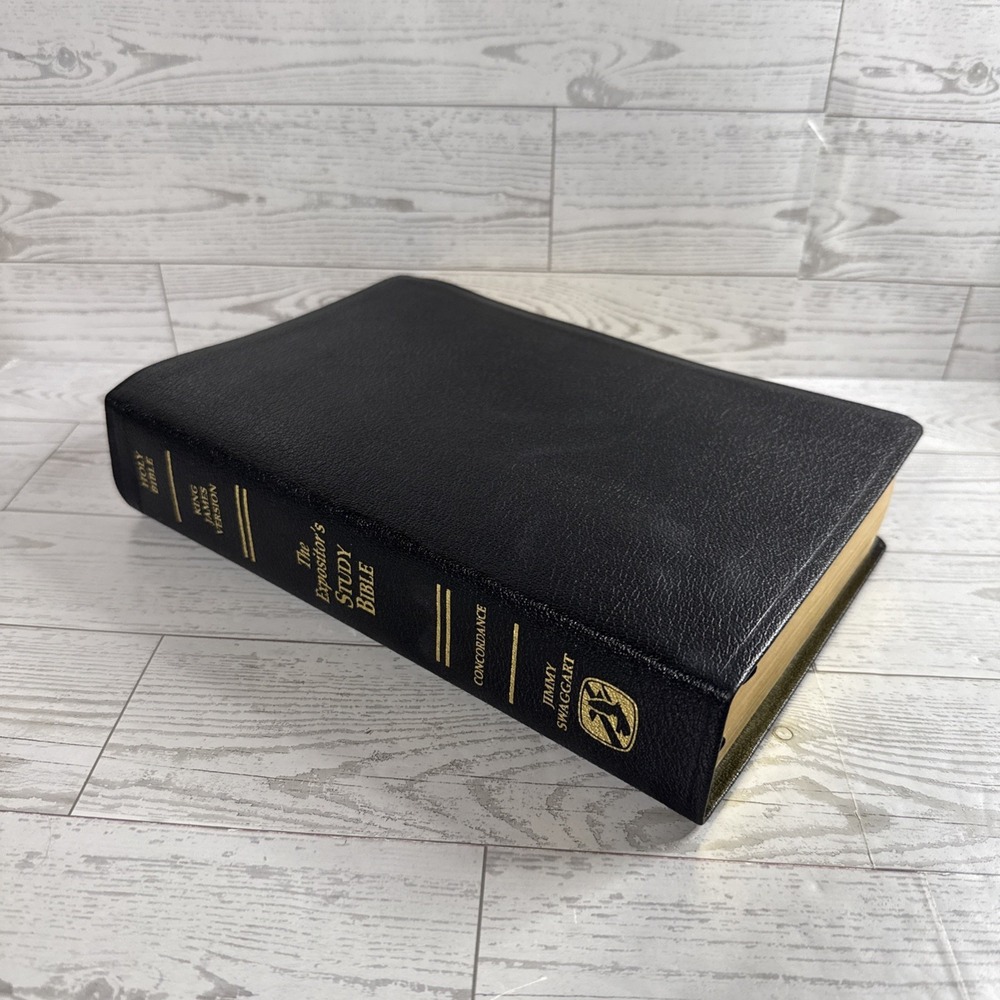 The Expositor's Study Bible KJV Jimmy Swaggart Concordance Genuine Leather 2005
